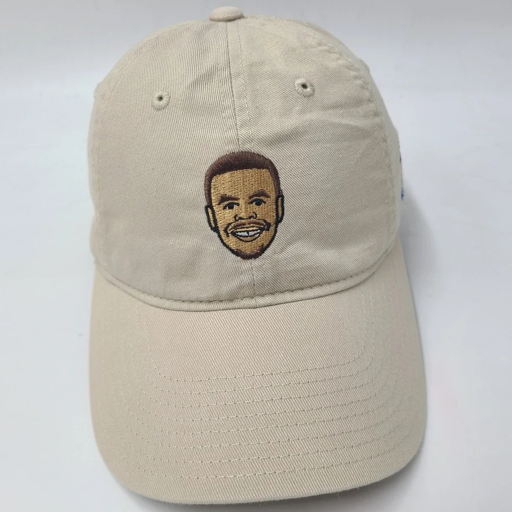 Golden State Warriors‎ Hat Strapback Adidas Beige NBA Basketball Stephen Curry
